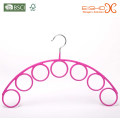 Eisho Pink Vinyl Metal Scarf Hanger